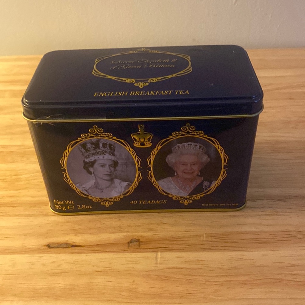 Queen Elizabeth II Collectors Tea Tin by New English Teas